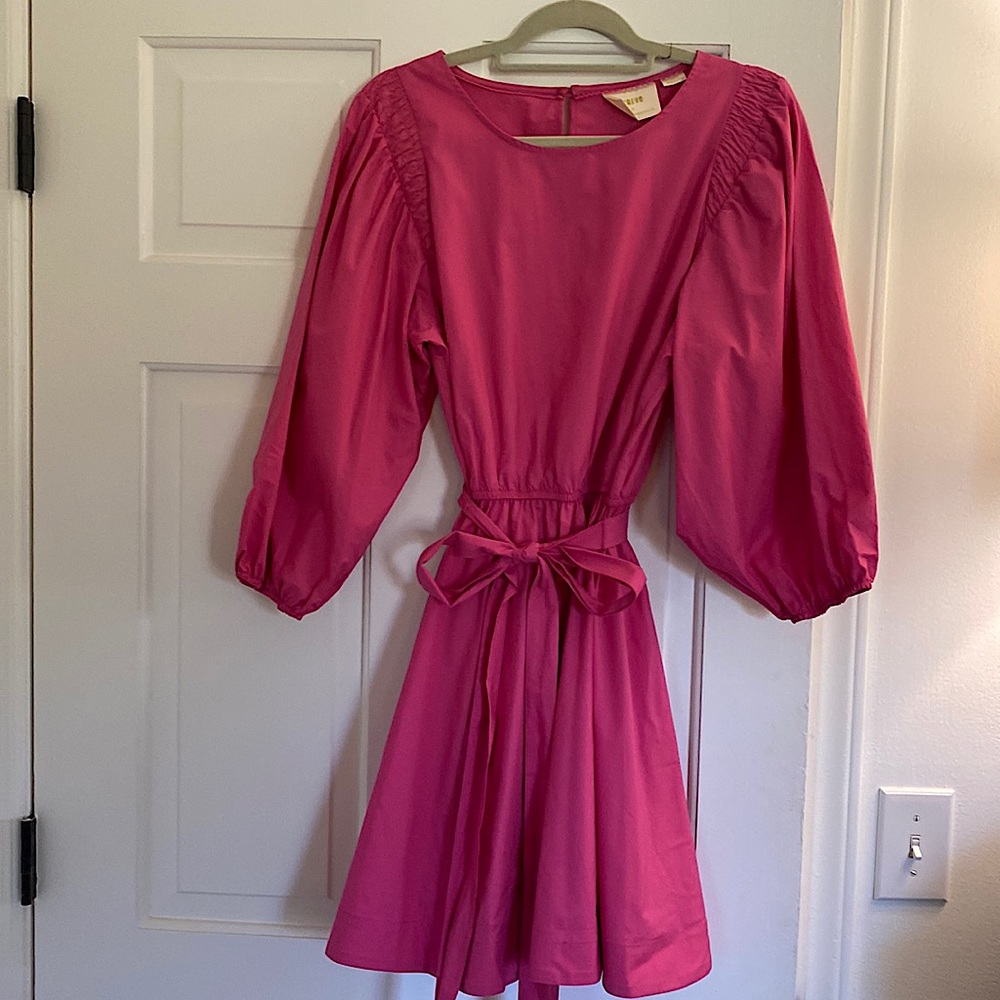 Maeve bright pink dress size Medium